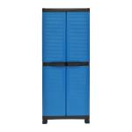 Blue door storage