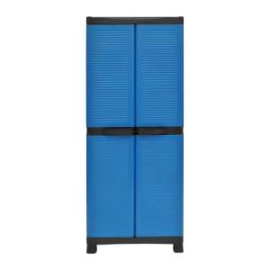 Blue door storage