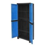 Blue door storage