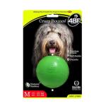 Natural Rubber Dog Ball, Fillable Medium (Green)