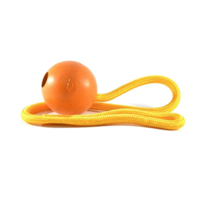 Fillable Crazy Bounce Ball with Rope Girl (Orange)