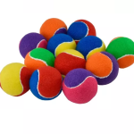 DOG TOY 12 PACK COLORFUL PLUSH BALLS