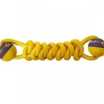 BITE TOY FOR DOG BALLS WITH ROPE MED