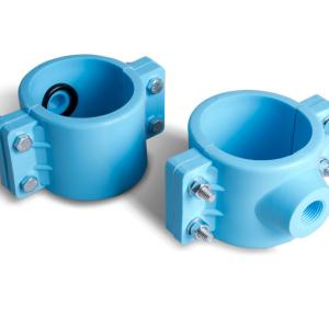 High quality durable Plumbing Clamp colour blue for metric threats 7 different sizes