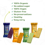 Yummy Healthy Freeze-Dried Mango bars made with 100% organic fruits no-pesticides or additives 10 gr