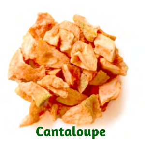 Freeze-Dried Healthy Cantaloupe snack made with 100% organic fruit 25 gr each