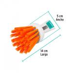 Plastic broom type brush