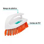 Plastic plate brush