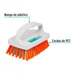 Italian type plastic brush
