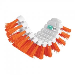 Flexible plastic brush