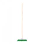 30 cm rigid bristle industrial brush, wooden stick