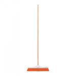 40 cm rigid bristle industrial brush, wooden stick