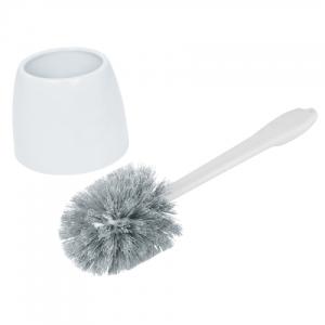 Plastic sanitary brush with base