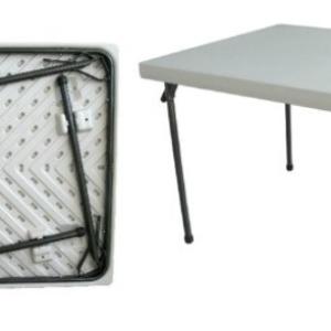 Square folding table