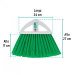 Vinyl broom, fan type, large, without handle