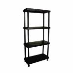 4-Shelf Resin/ Plastic Storage Rack