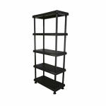 5-Shelf Resin/ Plastic Storage Rack