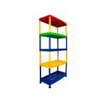 Safe durable Children Shelf Tisa sturdy non toxic propylene colorful fun dimensions 92x46x186 cm