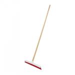 Squeegee with 40 cm plastic base, with wooden stick