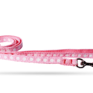 Dog Leash: Nylon Strap 3/8" with Design