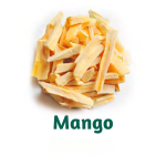 Freeze-Dried Healthy mango snack made with 100% organic fruit 25 gr each