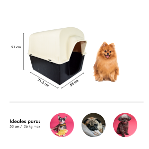 Durable Charming Small Dog Cozy House dim 71.5x55x51 cm