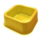 Square Dog Pet Plate