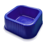 Square Dog Pet Plate