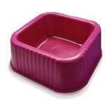 Square Dog Pet Plate
