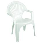 Plastic dining chair, premium PP material, water resistance and scratch resistance Veny Low Chair dim 53x80x57 cm